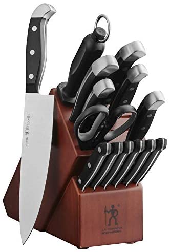 HENCKELS Dynamic Knife Block Set, 15-pc, Dark Brown