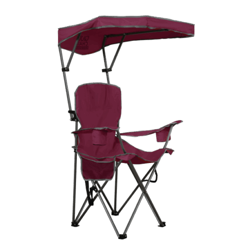quik chair max shade adjustable folding camp chair