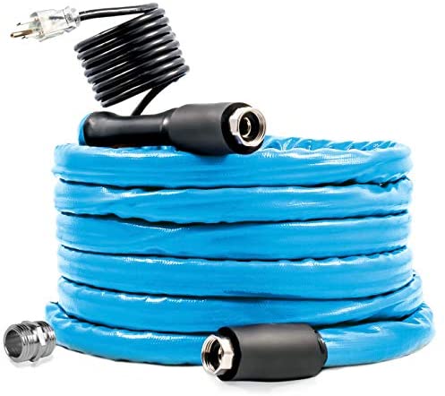 Camco 22912 50 Feet Taste Pure Heated Drinking Water Hose with Thermostat - Lead Free
