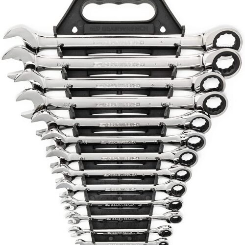 GEARWRENCH 12 Point Ratcheting Combination Wrench Set