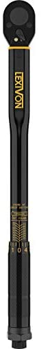 LEXIVON 3/4-Inch Drive Click Torque Wrench 30~300 Ft-Lb / 40.7~406.8 Nm (LX-185)
